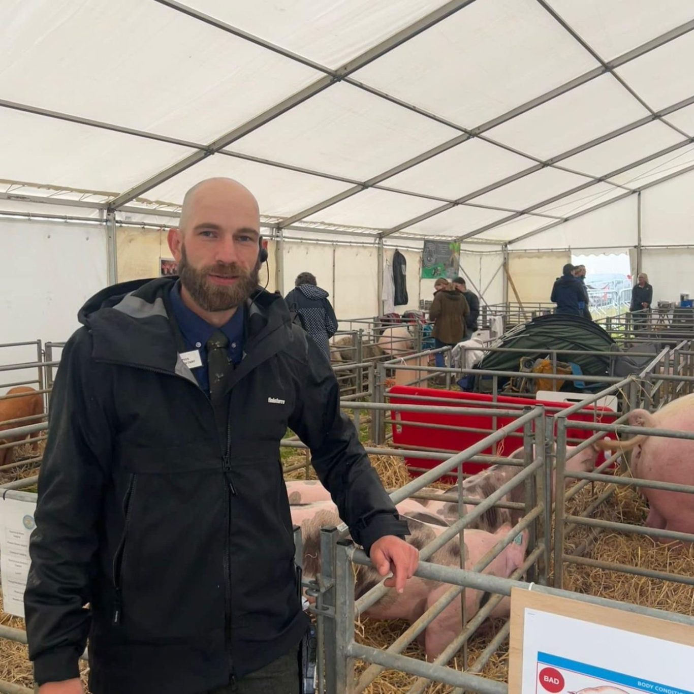 Daniel at the 1st Stithians pig section 2024