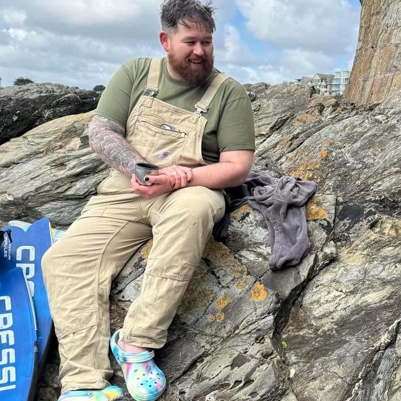 Chris after being a merman